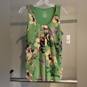 Cute floral New York and Company tank top.